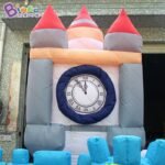 8x1 8x3 5 Meters Inflatable Castle Fence Model Backdrop Customized Advert Wall Decoration Background For Entrance Display - 3