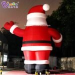 8 Meters Height Inflatable X-mas Santa Claus Displaying Toy Customized Christmas Old Man Welcome Gesture For Entrance Decoration - 6