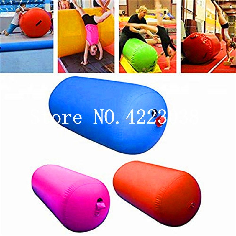 80cm Diameter Inflatable Gymnastics Air Roller Barrel With Electric Pump For Fitness Training Exercise - 7 80cm Diameter Inflatable Gymnastics Air Roller Barrel With Electric Pump For Fitness Training Exercise - 7