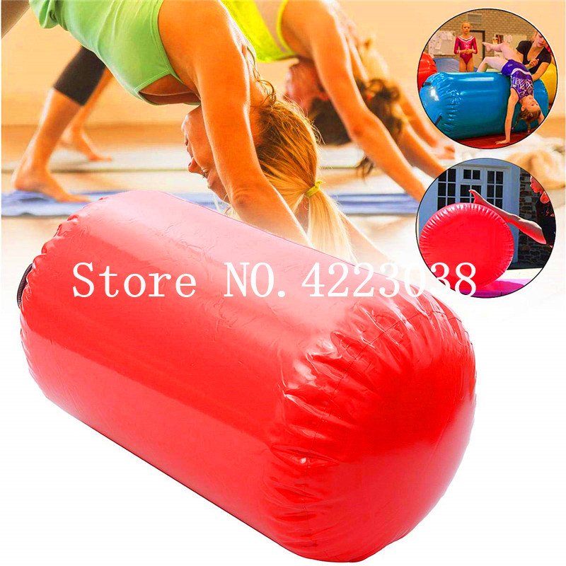 80cm Diameter Inflatable Gymnastics Air Roller Barrel With Electric Pump For Fitness Training Exercise - 11 80cm Diameter Inflatable Gymnastics Air Roller Barrel With Electric Pump For Fitness Training Exercise - 11