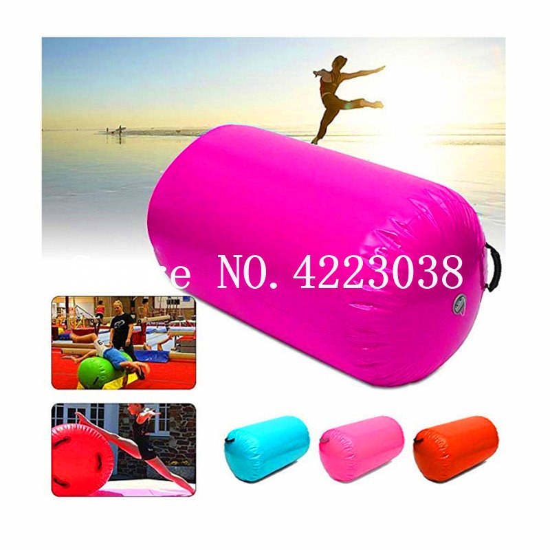 80cm Diameter Inflatable Gymnastics Air Roller Barrel With Electric Pump For Fitness Training Exercise - 14 80cm Diameter Inflatable Gymnastics Air Roller Barrel With Electric Pump For Fitness Training Exercise - 14