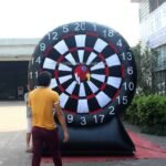 Bingo 3m High Outdoor Inflatable Football Dart Board Target Game Toys For Kids Adult