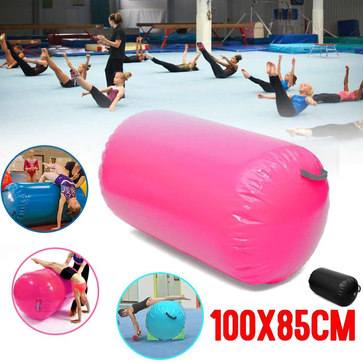 85x100cm Inflatable Gymnastics Airtrack Home Exercise Mat For Tumbling Gym Floor Workouts - 2
