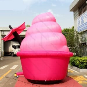 Dreamlike 3mh Inflatable Ice Cream For Party Decoration 10 Feet Balloon Toys
