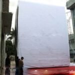 8x1 5x10 Meters Giant Inflatable Movie Wall Screen 33 Feet Height Film Projection Toys