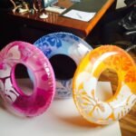 90cm Inflatable Swimming Rings With Handle Life Buoy Thicken Floating Ring Air Pump