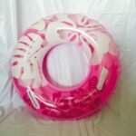 90cm Inflatable Swimming Rings With Handle Life Buoy Thicken Floating Ring Air Pump - 4