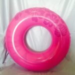 90cm Inflatable Swimming Rings With Handle Life Buoy Thicken Floating Ring Air Pump - 5