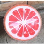 90cm 3d Inflatable Watermelon Orange Shape Beach Party Ball Summer Swimming Pool Water Balloons Sport Fun Float Toys - 3