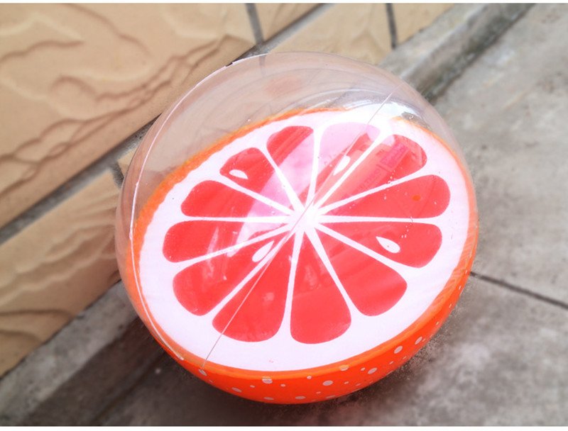 Inflatable Watermelon And Orange 3d Beach Party Ball 90cm Summer Swimming Pool Float Water Balloons Sport Fun Toys - 4 Inflatable Watermelon And Orange 3d Beach Party Ball 90cm Summer Swimming Pool Float Water Balloons Sport Fun Toys - 4