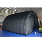 Black Outdoor Inflatable Tent Car Party With Curtain For Commercial Events Exhibition - 3