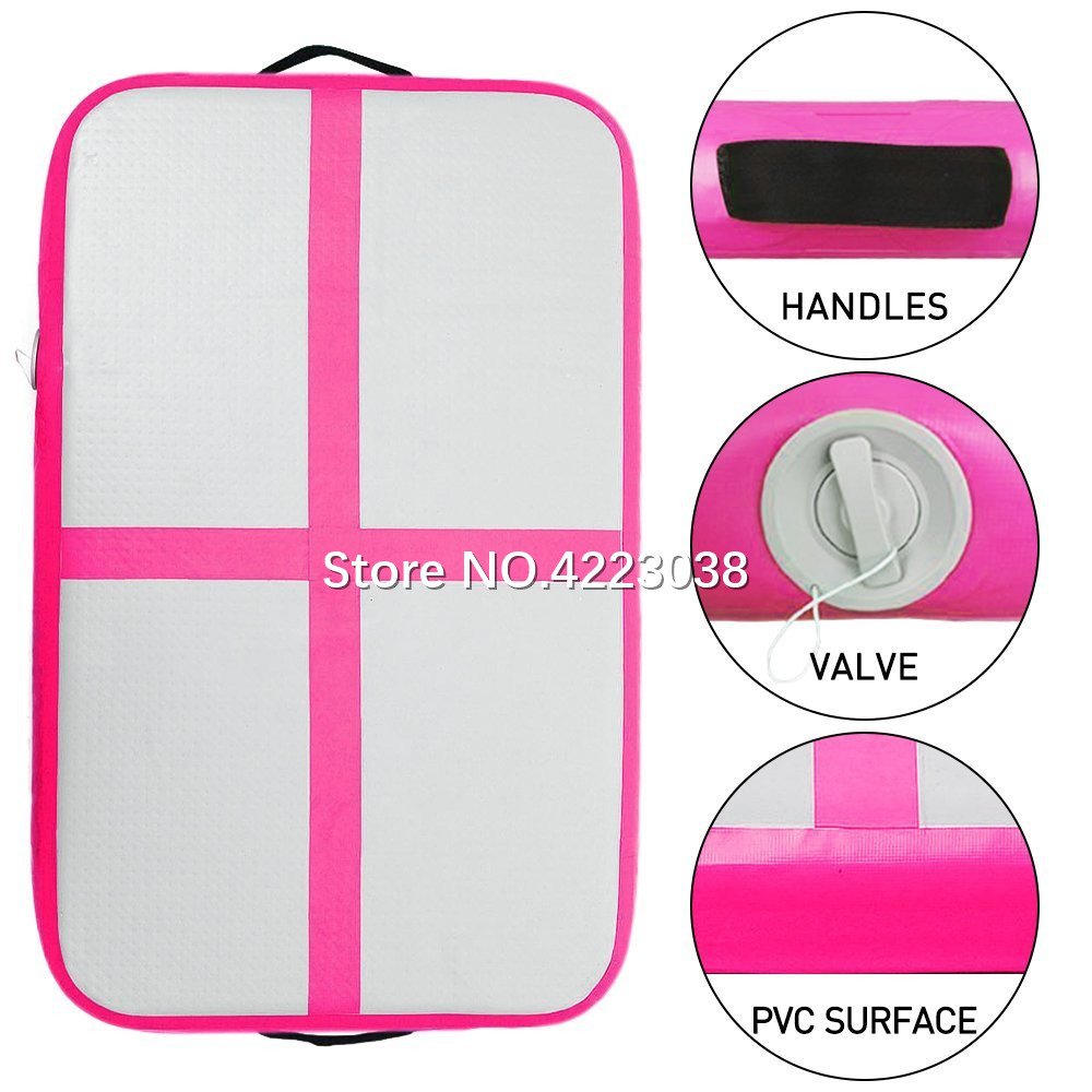 6piece Dwf Air Sealed Inflatable Gymnastic Tumble Track Training Mat For Home Gym Fitness - 15