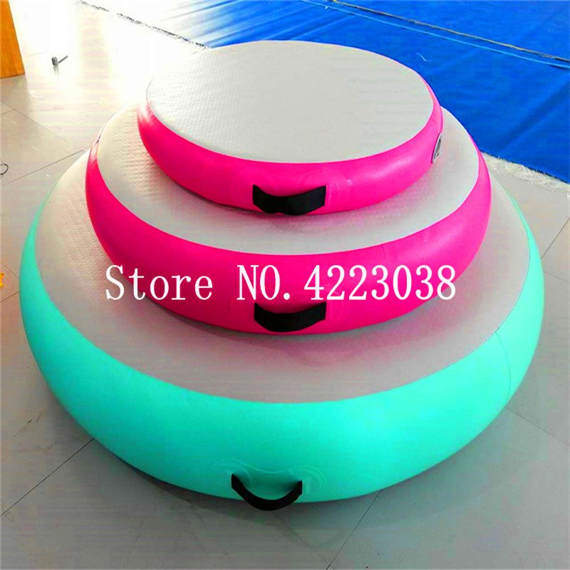 Round Inflatable Gymnastics Airspot Floor Training Set 07m 1m 14m Diameter - 4 Round Inflatable Gymnastics Airspot Floor Training Set 07m 1m 14m Diameter - 4