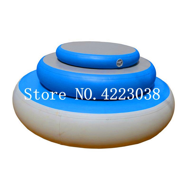 Round Inflatable Gymnastics Airspot Floor Training Set 07m 1m 14m Diameter - 10 Round Inflatable Gymnastics Airspot Floor Training Set 07m 1m 14m Diameter - 10