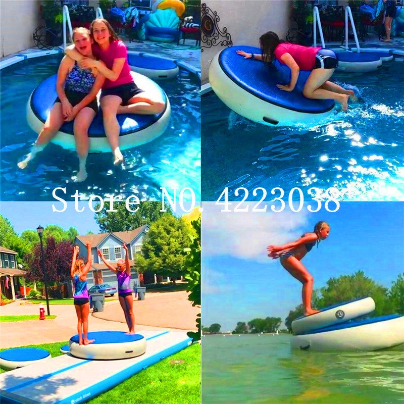 Round Inflatable Gymnastics Airspot Floor Training Set 07m 1m 14m Diameter - 17 Round Inflatable Gymnastics Airspot Floor Training Set 07m 1m 14m Diameter - 17