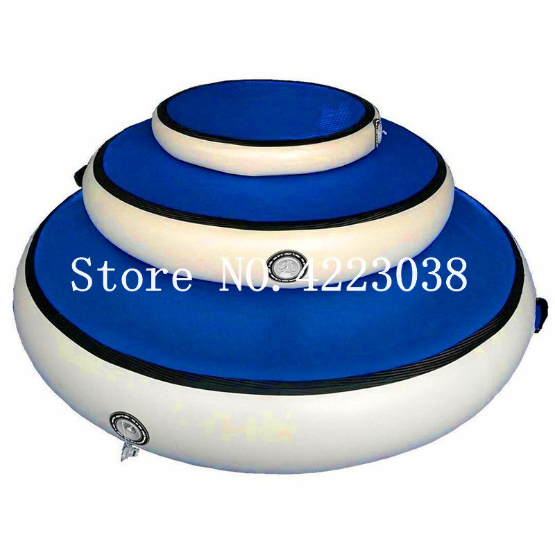 Round Inflatable Gymnastics Airspot Floor Training Set 07m 1m 14m Diameter - 3 Round Inflatable Gymnastics Airspot Floor Training Set 07m 1m 14m Diameter - 3
