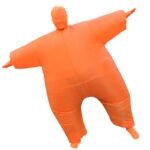 Adult Inflatable Sumo Wrestler Wrestling Suit Blow Up Fat Cosplay Costume Halloween Party Toys Fancy Dress Full Body - 5