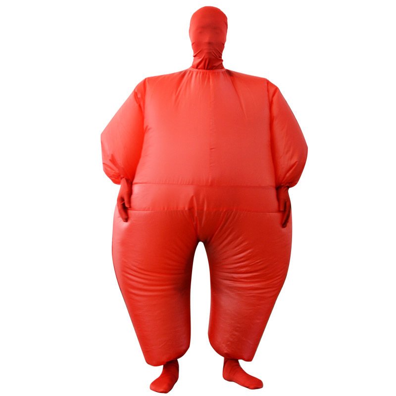 Adult Inflatable Sumo Wrestling Suit Full Body Fancy Dress Halloween Cosplay Costume Blow Up Party Toy - 3