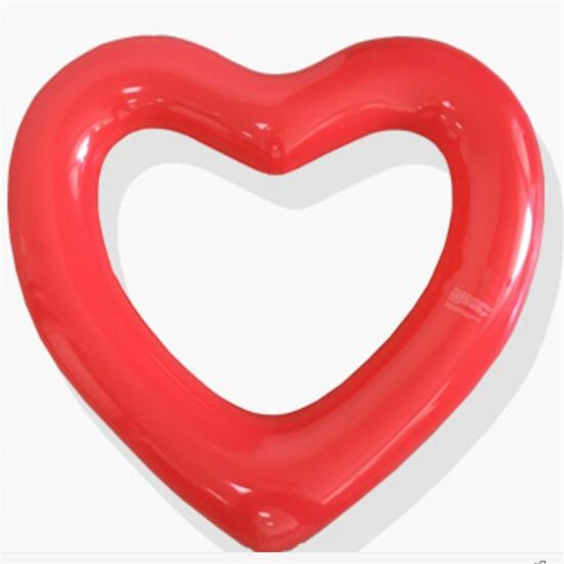 Quality Adult Inflatable Heartshaped Swim Ring Durable Lap Float Swimming Aid - 2 Quality Adult Inflatable Heartshaped Swim Ring Durable Lap Float Swimming Aid - 2