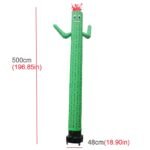 Advertising Inflatable Tube Cactus No Blower 19ft Blow Up Giant Waving Arm Fly Puppet Man - 6