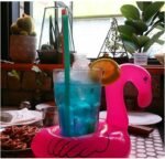 Air Mattresses For Cup Inflatable Flamingo Drinks Holder Pool Floats Bar Coasters Floatation Devices Pink - 6