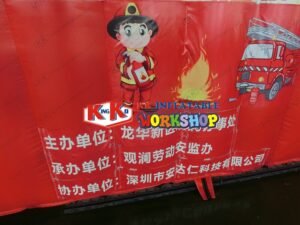 Air Rescue Equipment Simulated Smoke Fire Inflatable Tent - 2