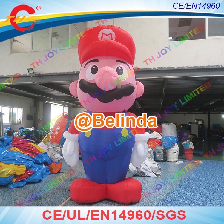 Mario Themed 3m 4m 6m Inflatable Balloon For Kids Birthday Party Decoration - 2