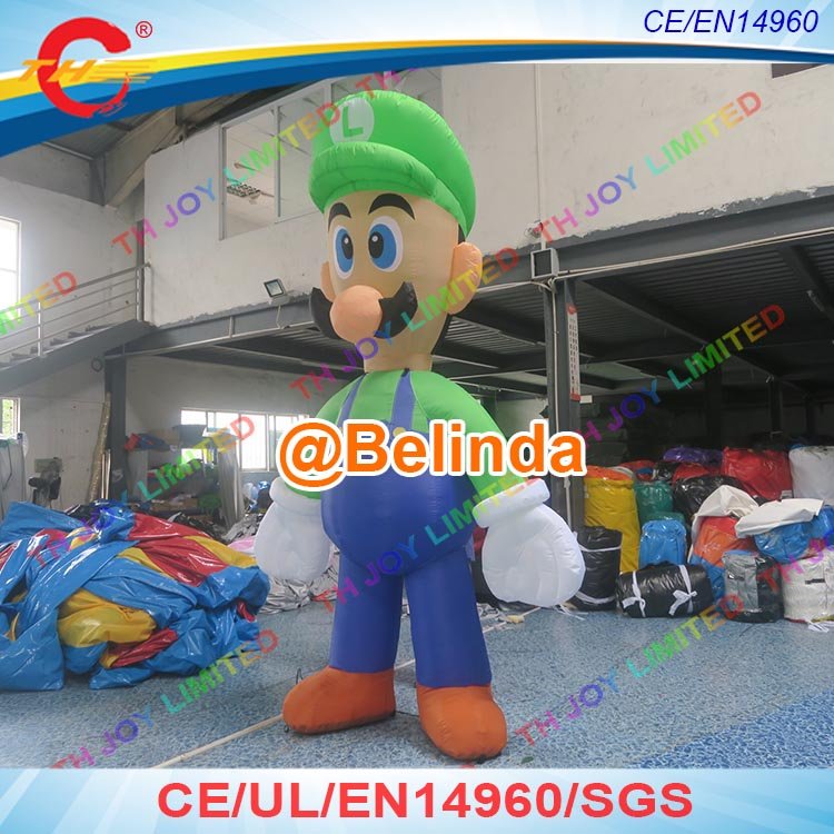 Mario Themed 3m 4m 6m Inflatable Balloon For Kids Birthday Party Decoration - 1