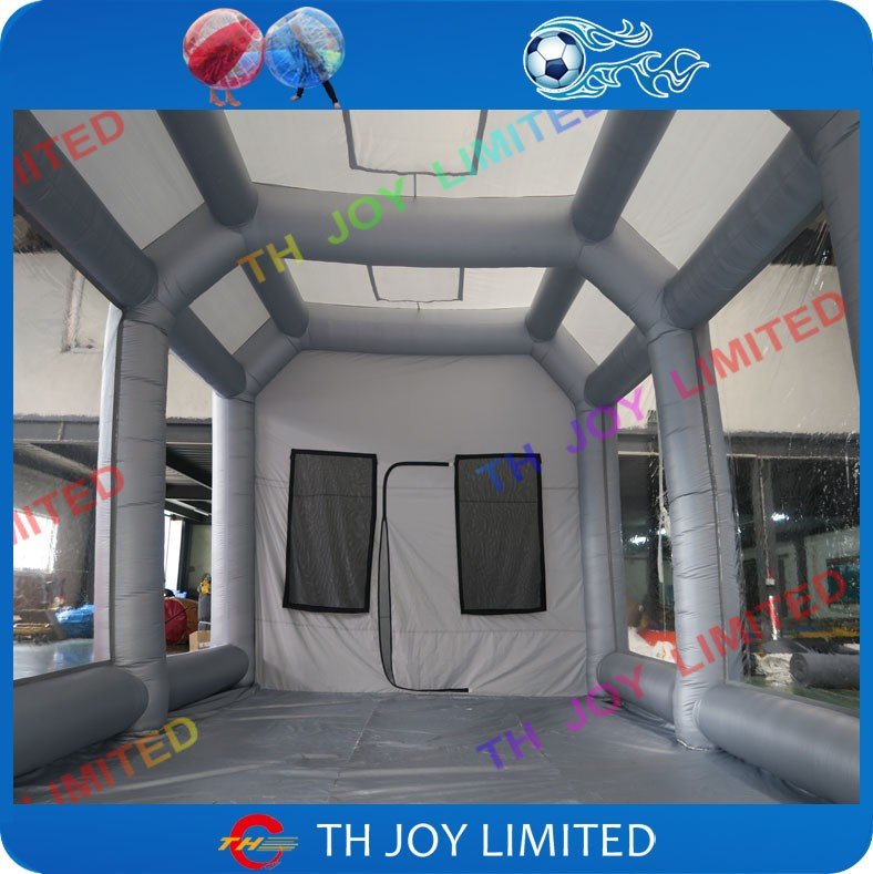 8x4x3m Inflatable Automobile Paint Booth Portable Airfilled Spray Tent For Car Detailing And Restoration - 5