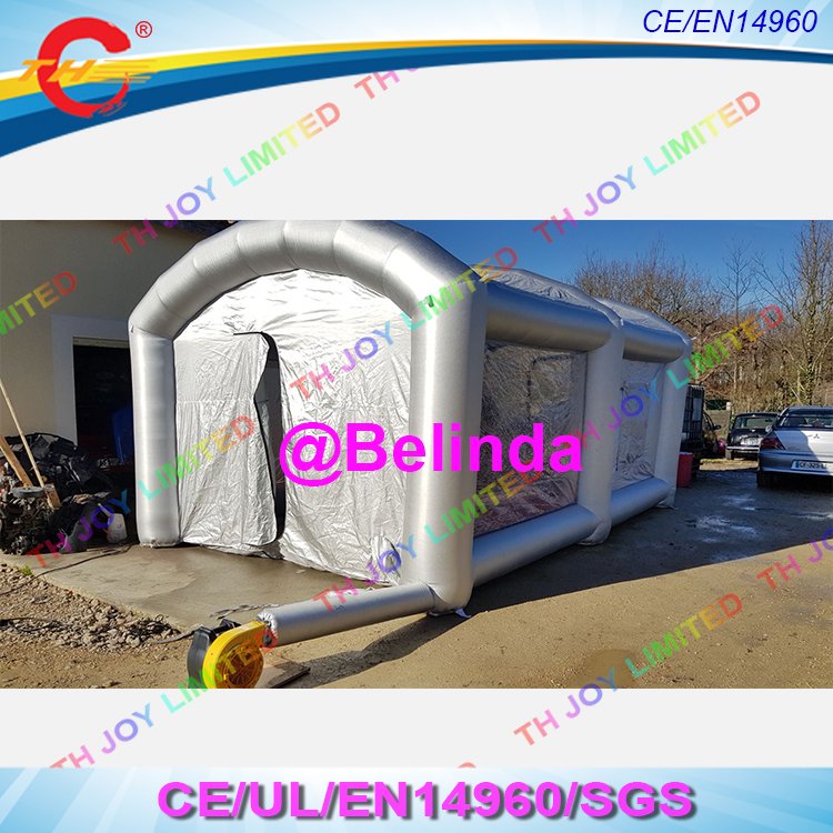 8x4x3m Inflatable Automobile Paint Booth Portable Airfilled Spray Tent For Car Detailing And Restoration - 2