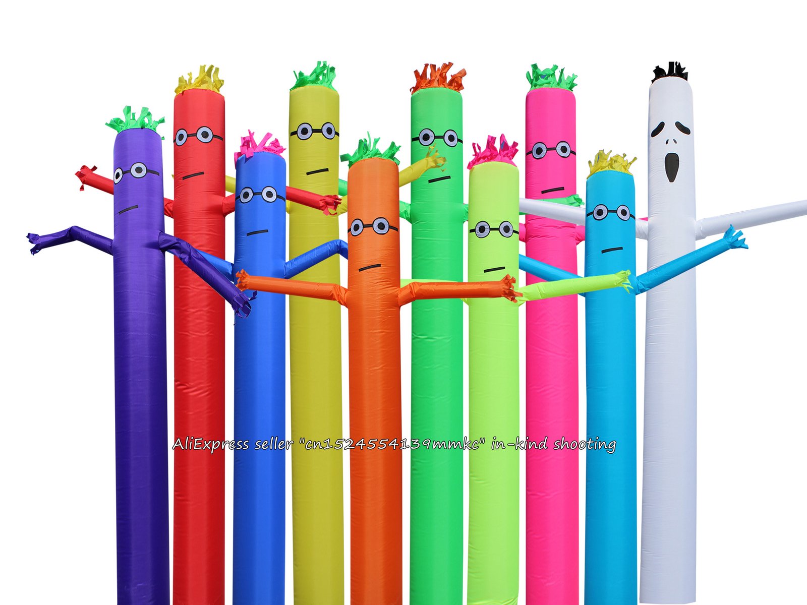 Air Dancer Sky Inflatable Tube Man 1100w 15hp Includes 110v240v Blower High Visibility Outdoor Advertising Tool - 3