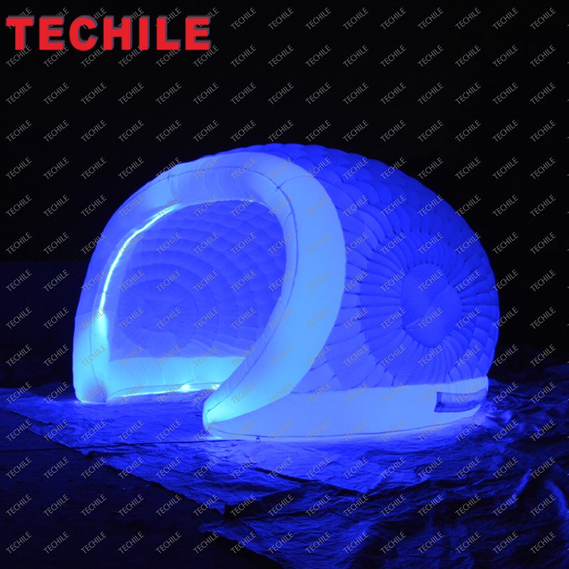 Led Illuminated Inflatable Air Dome Luna Tent Shell Shaped Event Bar For Parties Gatherings - 1 Led Illuminated Inflatable Air Dome Luna Tent Shell Shaped Event Bar For Parties Gatherings - 1