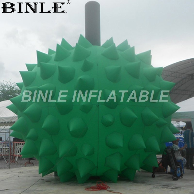 Giant Air Inflatable Durian Fruit Replica For Outdoor Advertising Promotions Green - 1