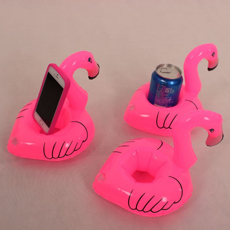 Pink Flamingo Inflatable Drink Holder Floating Pool Bar Coasters Air Mattresses Floatation Devices - 8 Pink Flamingo Inflatable Drink Holder Floating Pool Bar Coasters Air Mattresses Floatation Devices - 8