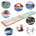 Airtrack Tumbling 3m Air Track Inflatable Gymnastics Floor Trampoline Electric Pump For Home Use Training Cheerleading Beach