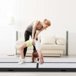 Airtrack Tumbling Inflatable Bouncer Gymnastics Floor Trampoline Electric Air Pump For Home Use Training Cheerleading Beach - 5