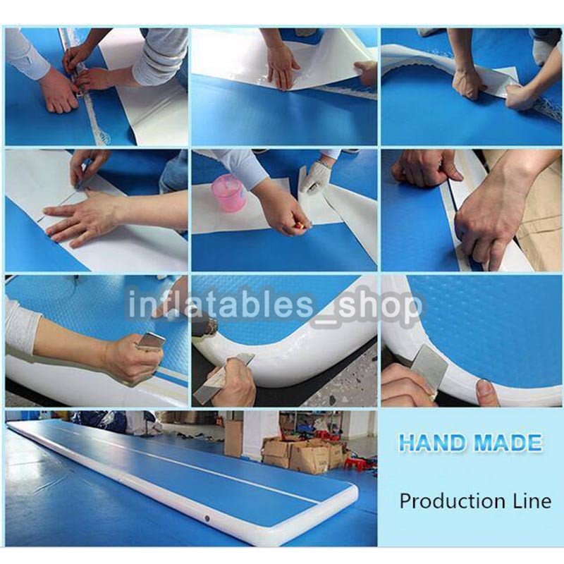Home Gymnastics Inflatable Air Track Tumbling Mat With Efficient Electric Pump For Indoor Training Use - 3