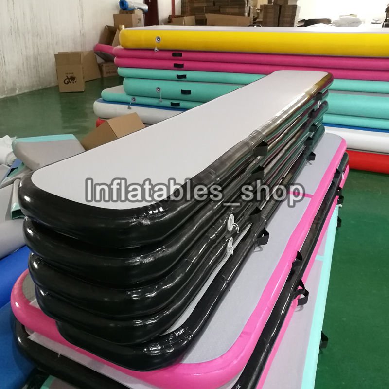 Home Gymnastics Inflatable Air Track Tumbling Mat With Efficient Electric Pump For Indoor Training Use - 10