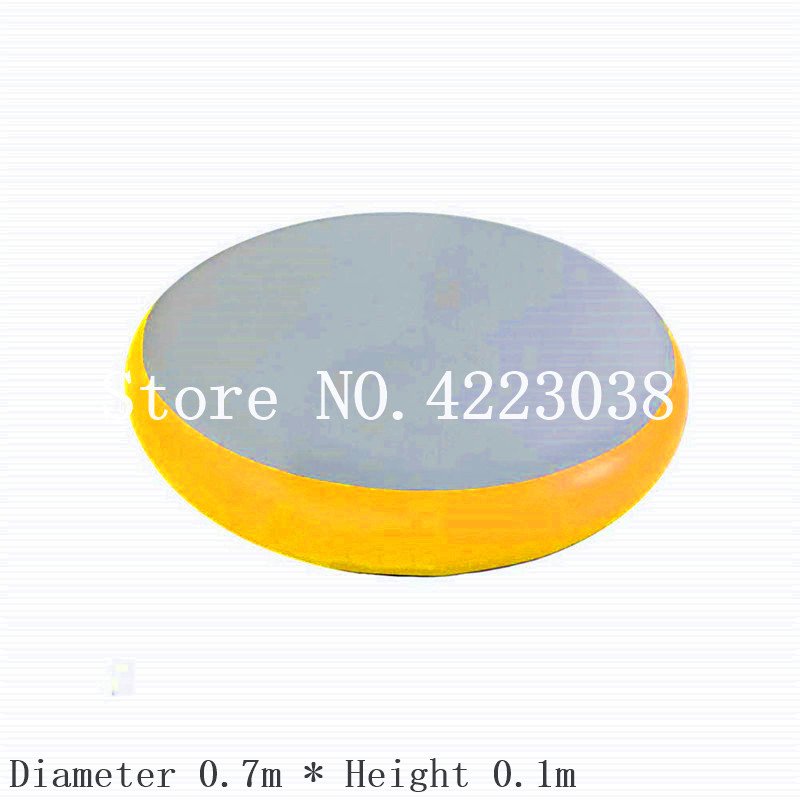 Round Airspot Inflatable Gymnastics Training Mat 07m Ideal For Indooroutdoor Fitness Exercise - 4