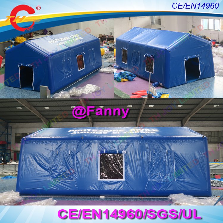 Outdoor Camping Airtight Pvc Inflatable Tent For Medical Emergency Rescue And Survival Shelter - 1