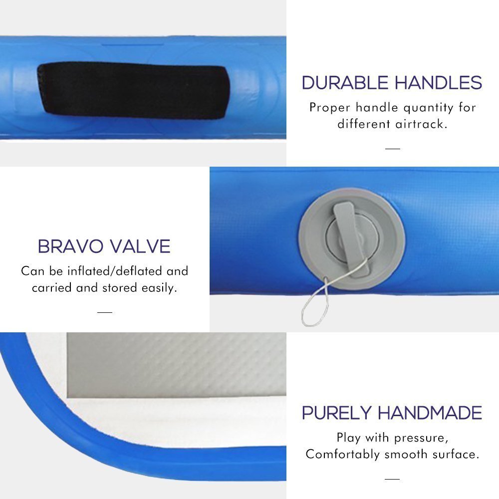 5x1x02m Home Use Inflatable Airtrack Gymnastics Tumbling Mat Ideal For Olympics Training Yugo - 24