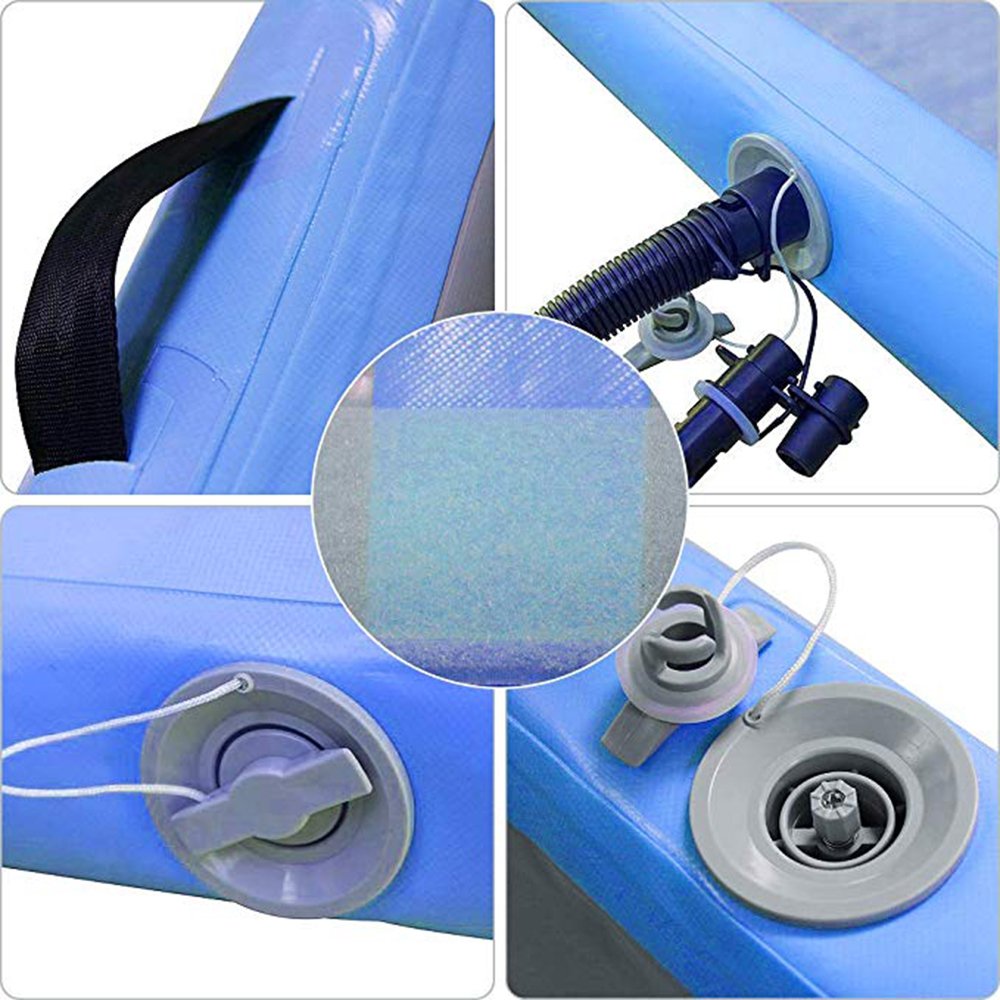 Inflatable Airtrack Tumbling Mat With Electric Air Pump For Home Gymnastics Training Cheerleading Beach Fun And Gift Option - 5 Inflatable Airtrack Tumbling Mat With Electric Air Pump For Home Gymnastics Training Cheerleading Beach Fun And Gift Option - 5
