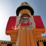 Amusement Park Playground Pirate Ship Inflatable Boat Bouncy Slide - 5