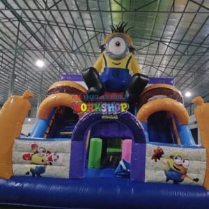 Amusement Park Equipment Inflatable Small Slide For Kids With - 2