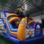 Amusement Park Equipment Inflatable Small Slide For Kids With - 3