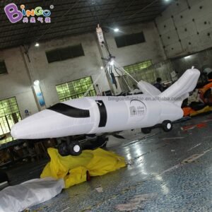 Attractive 2 5m Long Giant Inflatable Plane Model With Hanging For Aviation Theme Party Toy - 2