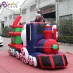 Attractive 5x1 2x1 7 Meters Inflatable Christmas Train For Outdoor Decoration Balloon Toys Retail - 2