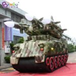 Attractive 7x2 8x3 8mh Inflatable Missile Tank For Event Showing Fancy Design Balloon Display Toys - 3