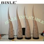 Attractive Inflatable Tusk With Led Lights For Wedding Party Events Decoration Illuminated Cone Stage Props - 2