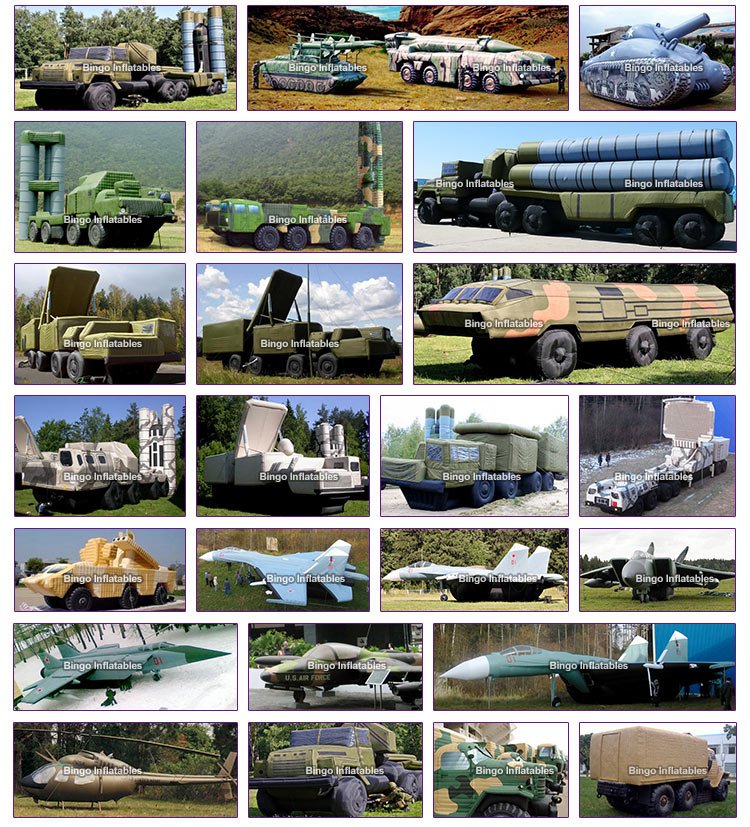 7x2 8x3 8mh Inflatable Missile Tank Display Event Showpiece Innovative Design Kids Fun Balloon Toy - 3